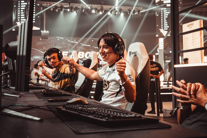 Press row at the Esports World Cup, Riyadh, 2025